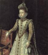 SANCHEZ COELLO, Alonso Portrait of Isabella Clara Eugenia oil painting
